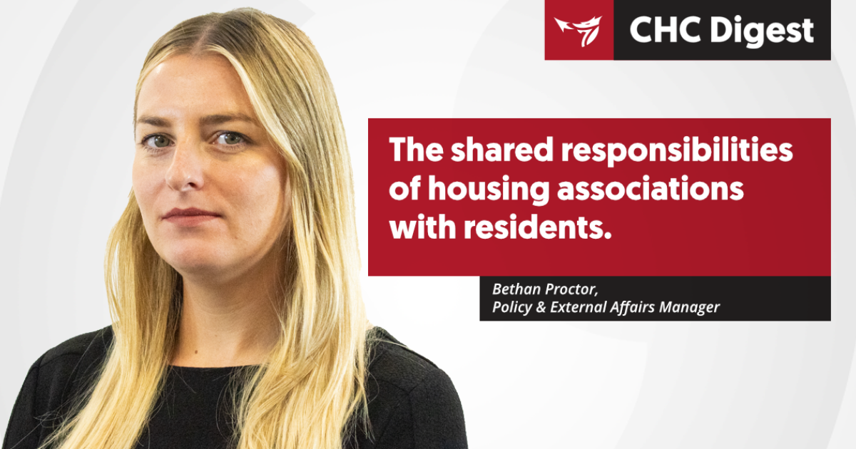 The shared responsibilities of housing… Community Housing Cymru