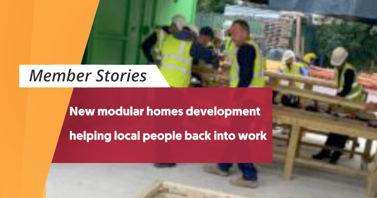 New modular homes development helping local… Community Housing Cymru