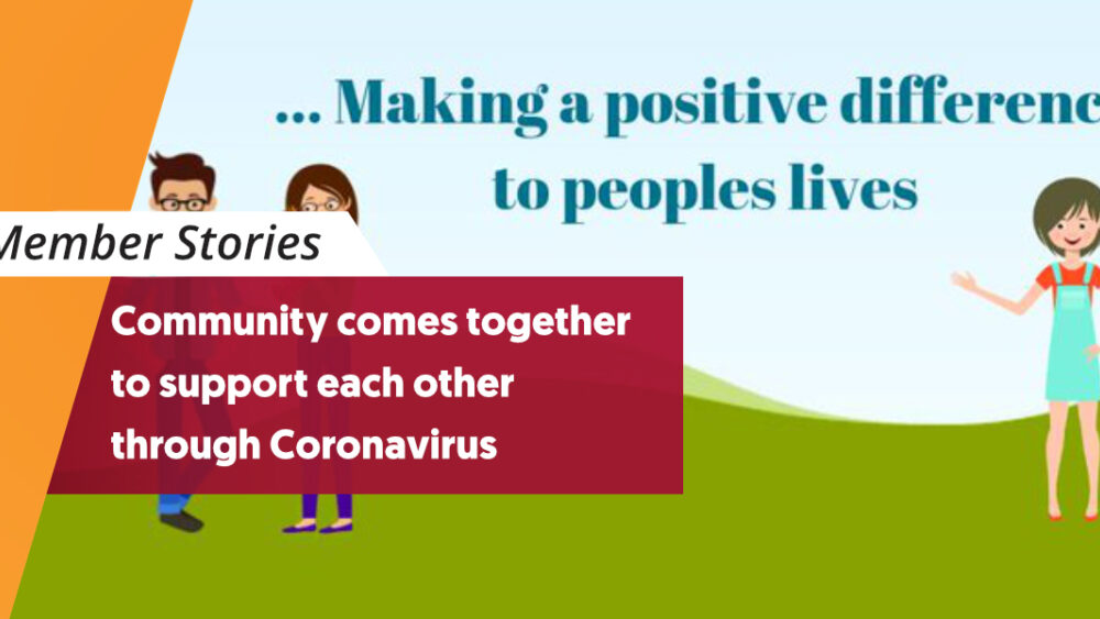 Community coming together to support each other through Coronavirus