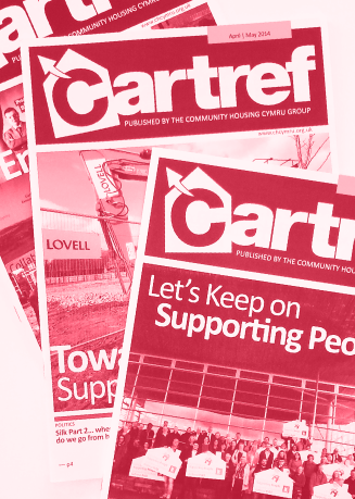 Picture of previous editions of Cartref